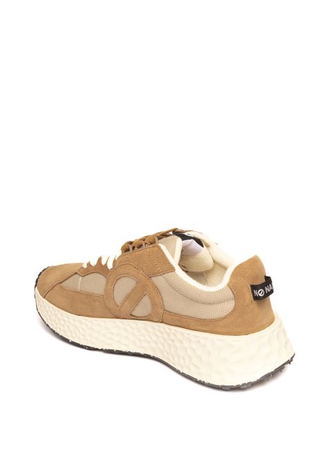 Beige carter runner sneaker NO NAME | CARTER RUNNER MSUEDE/KNIT-NUTS/TAUPE